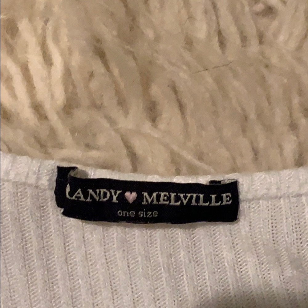 White Ribbed Cross Back Tank - Picture 4 of 4